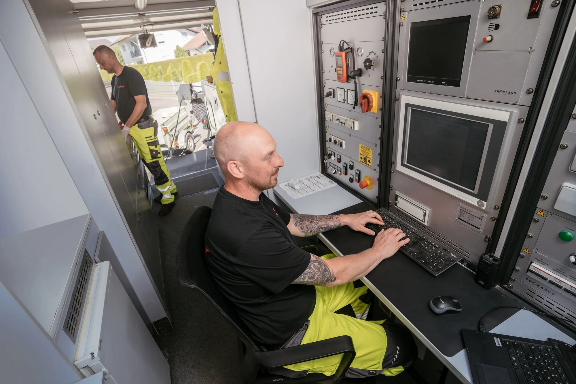 Kanalreinigung im Kanal in Bessenbach